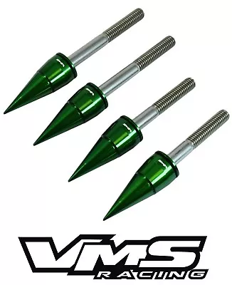 $24.95 • Buy Vms Racing 6mm Green Spike Cam Cap Cup Bolt Washer Kit For Honda Acura B18 B16