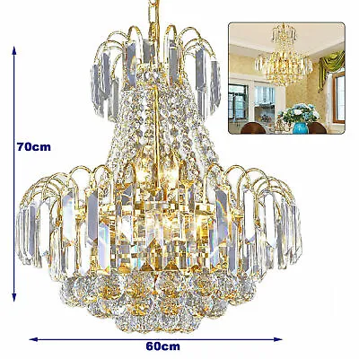 K9 Modern Crystal Ceiling LightChandelier Luxury Lighting Pendant Lamp Fixture • $129