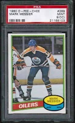 1980 81 OPC O-Pee-Chee #289 Mark Messier Rc Rookie PSA 9 (oc) MINT HOF • $654.28