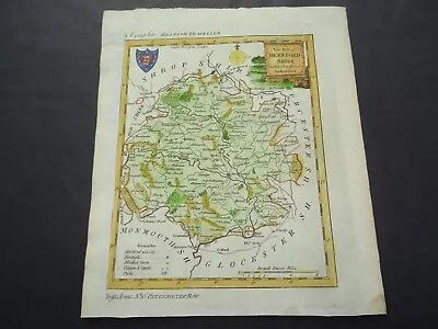 Antique Map Of Herefordshire By Alexander Hogg And Thomas Conder 1784 • £35