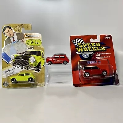 Mini Cooper 1:64 Diecast Matchbox Mr. Bean Motormax “Pizza With Bean …” & Maisto • $27