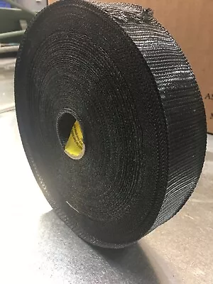 MARS 86126  Black Polypropylene Duct Webbing Strap 1 3/4  X 100 YDS  (300 Feet) • $18.49