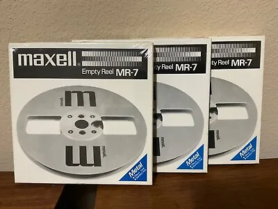 Maxell Empty Reel MR-7 Metal 7 Inch New Only One. • $85