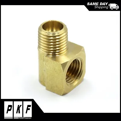 1/4  Street 90 Degree Elbow Male Female NPT Air Fuel Water BRASS • $4