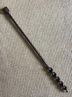 £14.99 • Buy Vintage T Handle Auger - Barrel Eye Or Scotch Eye Auger  - 1 1/8”