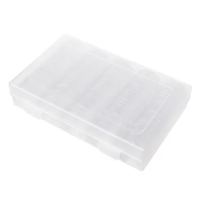 Round Coin Storage Box 100 Pcs Coins Collectors Coin Collection Display For Case • £9.86