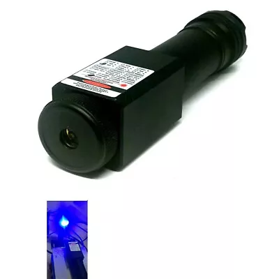 Waterproof 450nm 5mW Blue Laser Pointer Focusable Spot Diving Portable Flashligh • $234.55