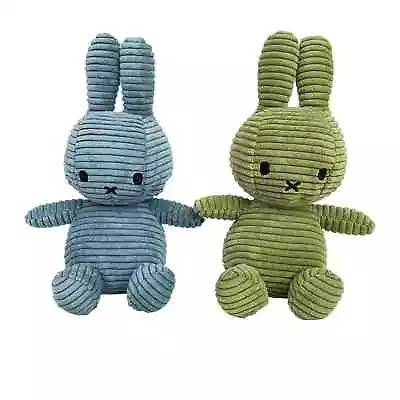 Bon Ton Toys Miffy Bunny Rabbit Plush Stuffed Animal Sitting Corduroy Set Of Two • $29.99