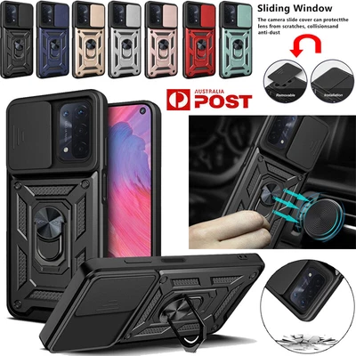 $9.49 • Buy For Oppo A15 A76 A96 A74 A57 A77 CamShield Lens Protection Metal Ring Case Cover