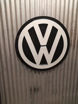 $99 • Buy Vw Sign Volkswagen Beatle Kombi