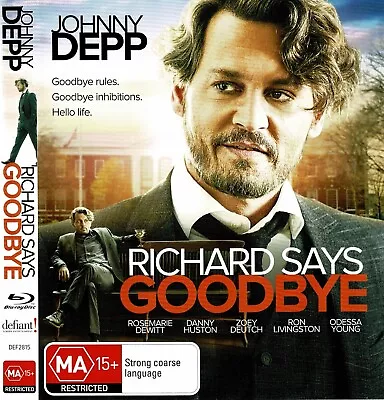 $4.99 • Buy JOHNNY DEPP       RICHARD SAYS GOODBYE  Aka  THE PROFESSOR       (2018)  BLU-RAY