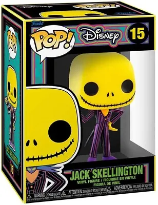 Jack Skellington Funko Pop! Disney Nightmare Before Christmas Blacklight #15 • £14.99