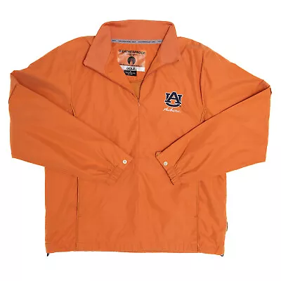 Weatherproof AUBURN TIGERS Golf Jacket Medium 1/4 Zip Embroidered Logo • $24.95