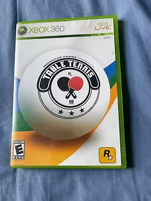 Rockstar Games Presents Table Tennis (Microsoft Xbox 360 2006) Complete CIB • $9.99