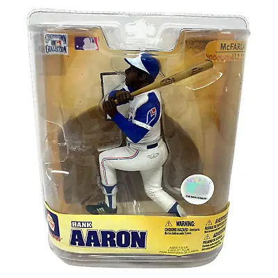 McFarlane MLB Cooperstown Collection Series 5 Hank Aaron Atlanta Braves White • $58.15
