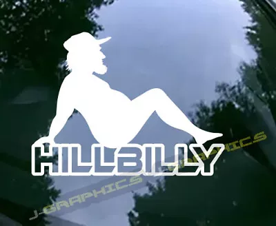Hillbilly Thick Sticker Country Car Truck JDM Funny Drift Window Decal Muscle • $4