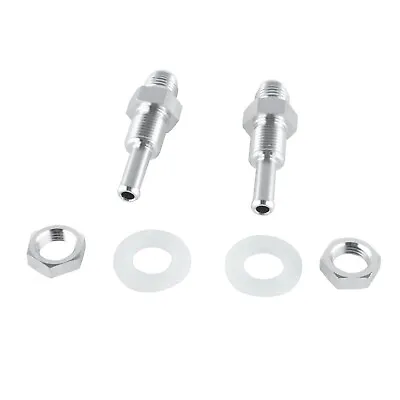 -6AN Male Flare To 5/16 Hose Barb Adapter Fitting Fuel Tank Fitting 2 Pair • $8.99