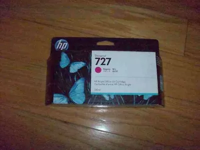 2022 GENUINE HP 727 MAGENTA INK CARTRIDGE B3P20A DESIGNJET T920 T2500 NEW 130ml • $36