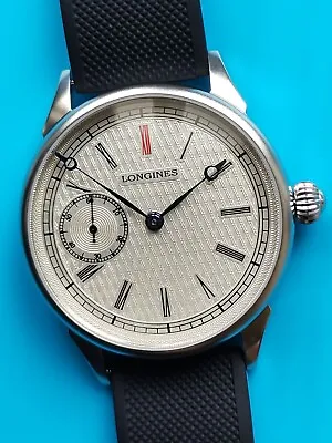 LONGINES. Vintage Swiss Made Movement Of Pocket Watch In New Wrist Case. • $360