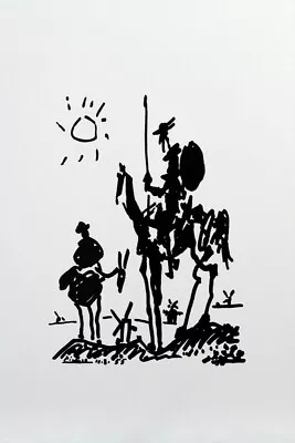 Pablo Picasso - Don Quixote -Wall Art Print Poster EXTRA LARGE 66x44 • $49.99