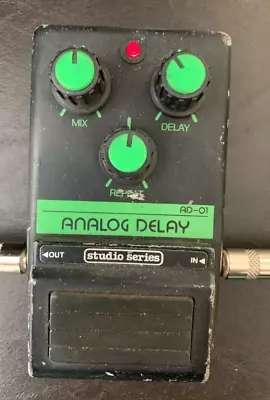 Vintage Rare STUDIO SERIES AD-01 Analog Delay Effects Pedal - Japan • $175