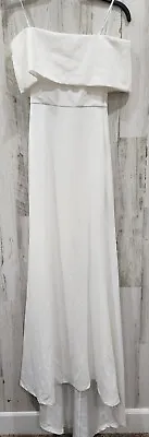 LULUS Size XS Exceptional Romance White Off The Shoulder Mermaid Maxi Dress*NWOT • $47.50