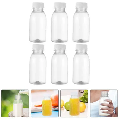 24X Plastic Empty Bottles With Lids Juice Bottles 100ML Clear Sensory Bottle UK • £5.99