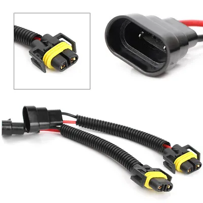 2 Headlight Fog Lamp 9006 To H11 H8 Conversion Pigtail Connectors Wiring Harness • $6.95