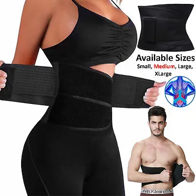 Sports Body Shaper Waist Girdle Belt Cincher Corset Belly Training Trainer Tummy • £5.45