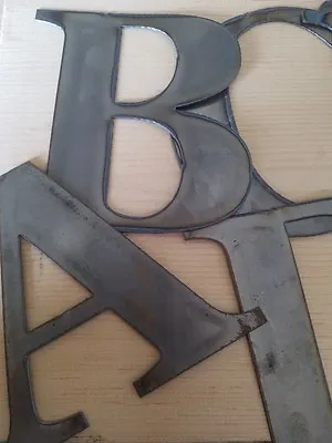 4  Tall Metal Letters A-Z And Numbers 0-9 FREE SHIPPING • $6.30