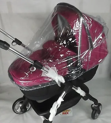 2 IN 1 PVC RAINCOVER FITS Mamas And Papas Panorama CARRYCOT & PUSHCHAIR • £15.99