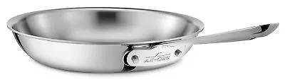  All-Clad Stainless Steel D3 And D5 Fry Pans Your Choice Of 8 - 9 - 10  - 12   • $59.99