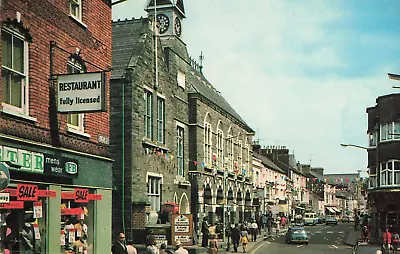 £0.40 • Buy #901 Vintage Holiday Souvenir WALES Postcard HIGH STREET CARDIGAN Colourmaster