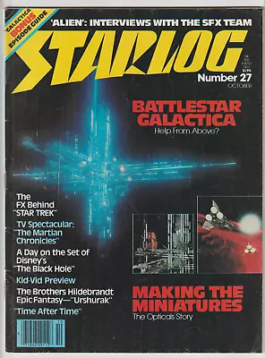 Vintage STARLOG Magazine October 1979 Number 27 - *Free Postage* • $23.75