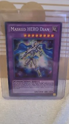 Yugioh Masked HERO Dian Secret Rare PRC1-EN019 1st Ed Lightly Played • $4