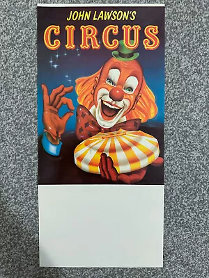 Vintage John Lawson's Circus Poster 1990s - SMALL [1] • £5