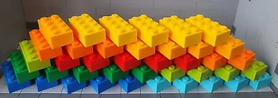 LEGO 40 Mix Colours 2x4 Bricks Genuine And Unused FREE POSTAGE  • £7.90