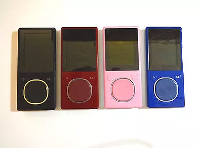 Microsoft  Zune  4gb 8gb...black Red Pink Blue...new Battery... • $109.99