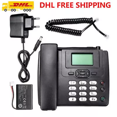 Landline Wireless Telephone GSM 1800MHz Desk Phone SIM Card Mobile Home Office • £33.68