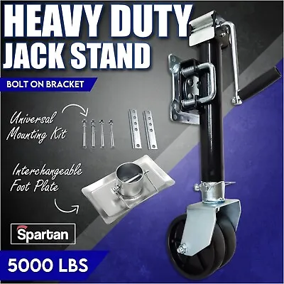 $135 • Buy Trailer Parts Trailer Caravan Jack Stand /jockey Wheel Draw Bar Fitment 5000lbs