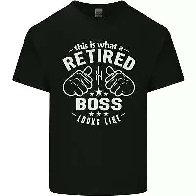 This Is What A Retired Boss Looks Like Mens Cotton T-Shirt Tee Top • £8.75