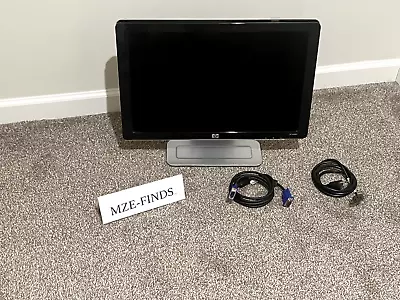 HP W2007 20  Widescreen LCD Monitor Built-in Speakers VGA DVI 1680x1050 - GOOD • $50