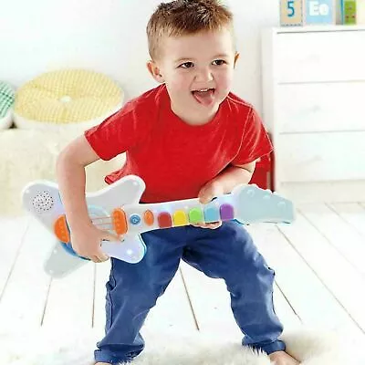 Infants Rock N Roll Guitar Musical Interactive Sensory Sound LED Lights Gift UK • £12.95