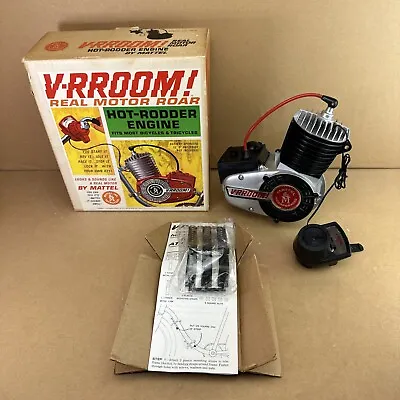 1963 V-RROOM MOTOR OPEN BOX - MATTEL Hot-Rodder Engine VINTAGE - Read Desc • $552.49