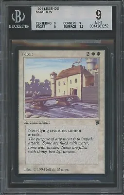 MOAT Legends Rare Reserved List BGS 9 Quad+ Graded MTG [Nostalgium] • $1499.99