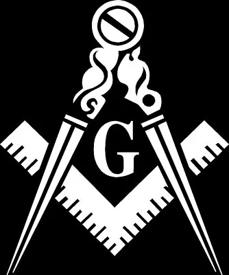 Free Masons Symbol Die Cut Vinyl Car Window Decal Sticker US Seller • $6.79