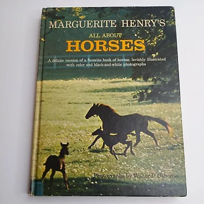 All About Horses By Henry Marguerite Hardback Book The Fast Free Shipping • $14.77