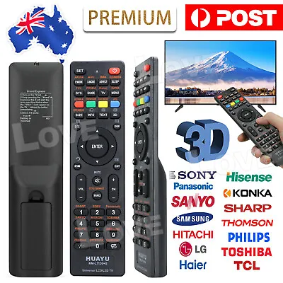 $5.85 • Buy Universal TV Remote Control LCD/LED For Sony/Samsung/Panasonic/LG/TCL/Soniq AUS
