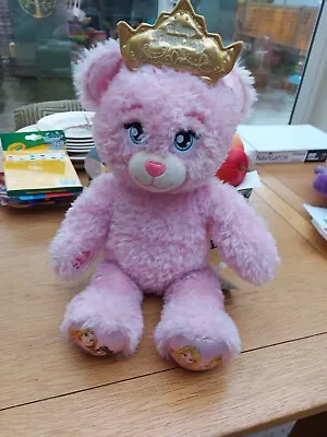 £3.99 • Buy Build A Bear Disney Princess Sparkly Bear With Light Up Crown