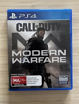 Call Of Duty: Modern Warfare - Sony PlayStation 4 PS4 Game (FREE SHIPPING) • $20